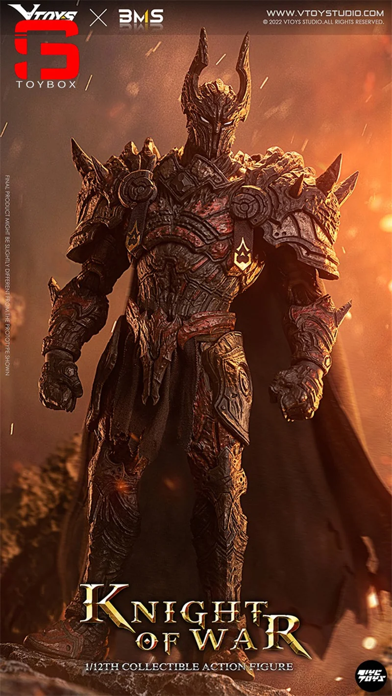 VTOYS-figura de acción de Caballero de la guerra a escala 1/12, modelo de soldado, conjunto completo de juguete coleccionable, X BMS, VSD005