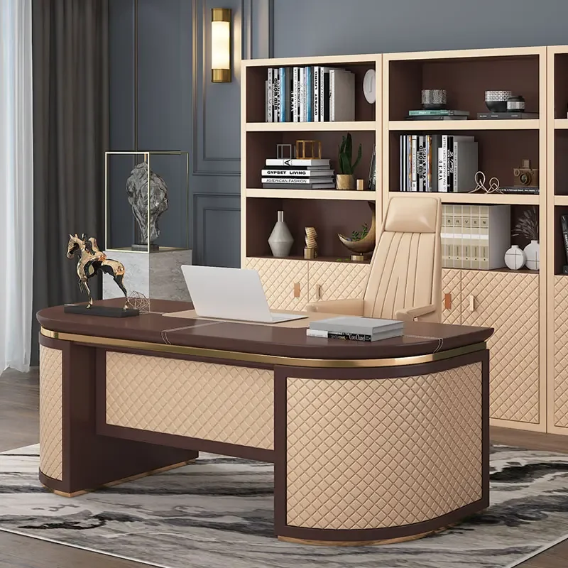 #Nordic Computer Desk With Storage Work Drawers Gaming Pc Cheap Corner Desks Mid Century Modern Desk Gaming Accessories Modern view 4