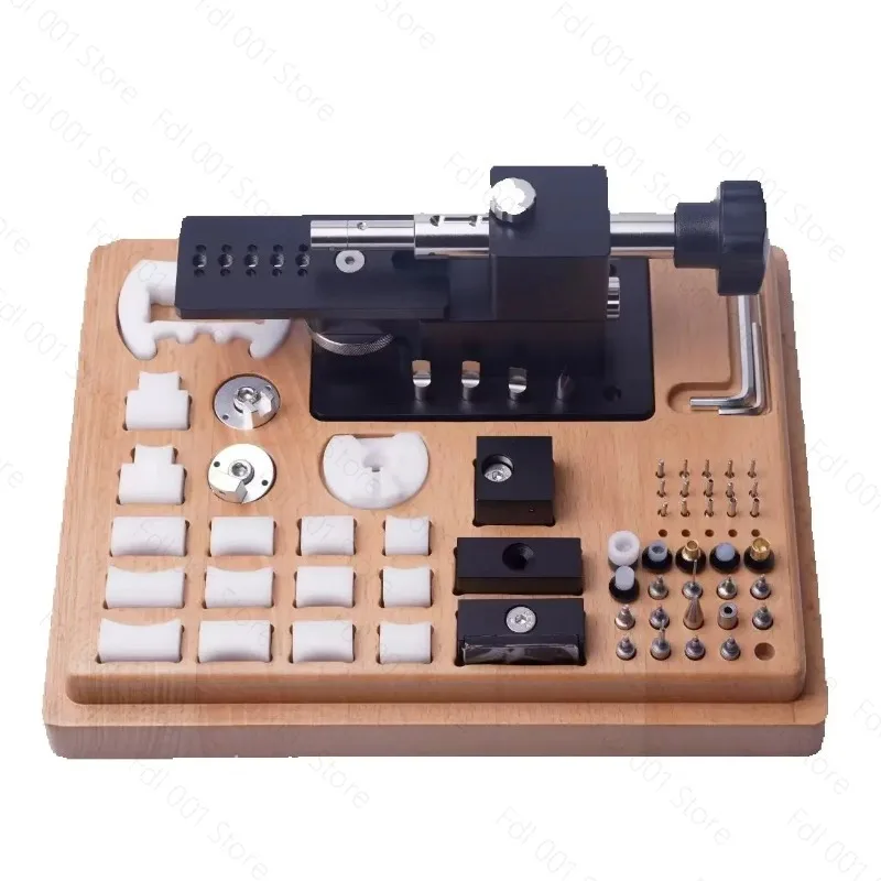 Multifunction Wrist Watch Case Opener Watch Back Removal Tool Set Manual Watchmaker Repair Tools Kit With Acrylic Cover