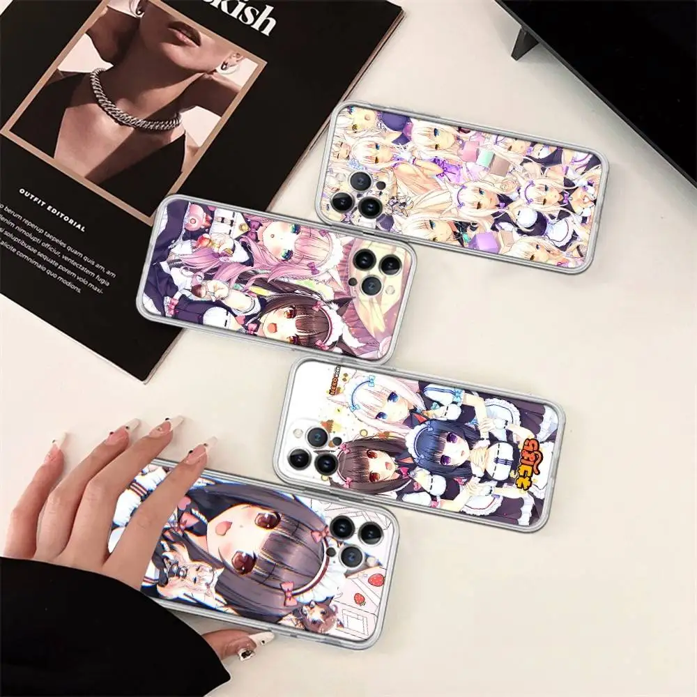

N-NekoparaS Anime Phone Case For IPhone 17 16 15 Plus 14 11 12 13 Mini Pro Max Mobile Case