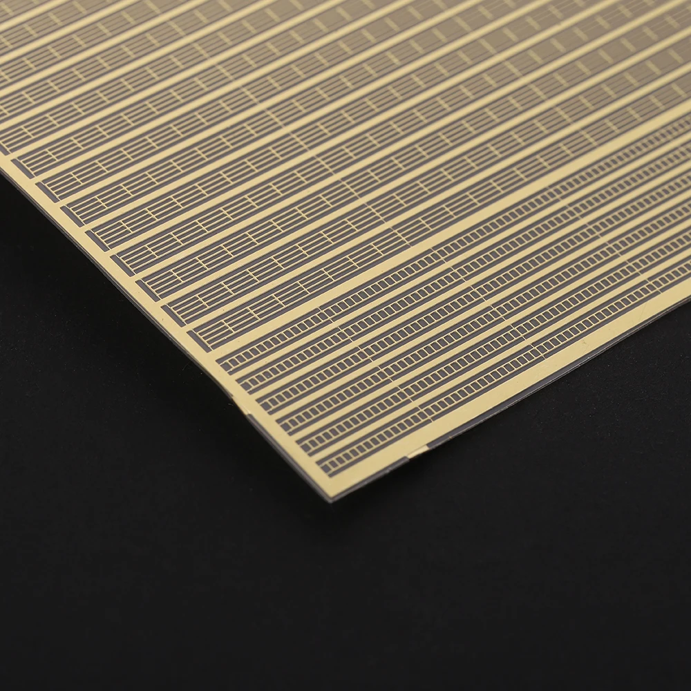 CYPE005 1/700 Scale Gold Copper Handrail for Ship For models DIY Railing Kit with Etched Ladder for Realistic Detailing