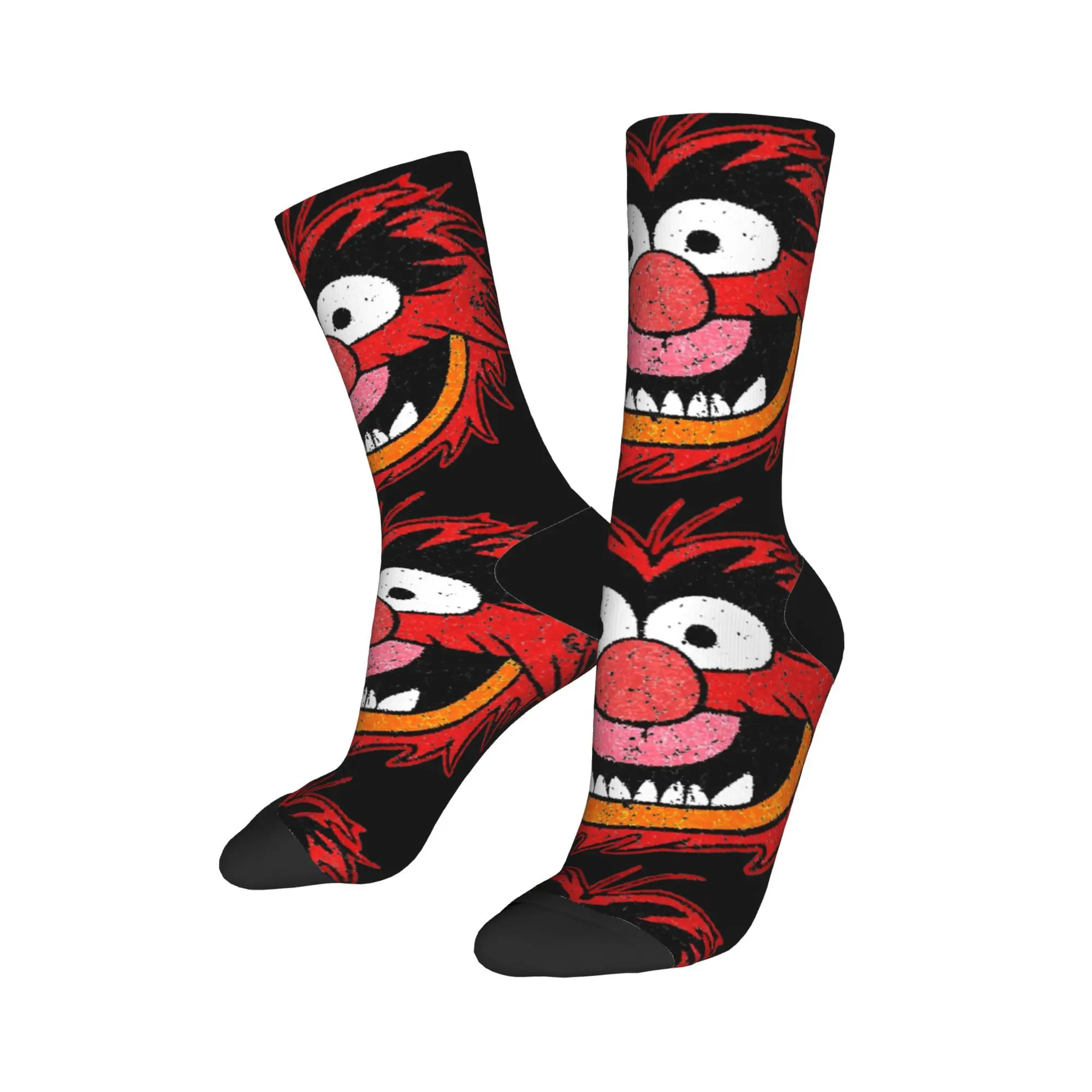 New Male Men Socks Harajuku Muppets Brushed Sock Polyester  High Quality Women's Socks Spring Summer Autumn Winter