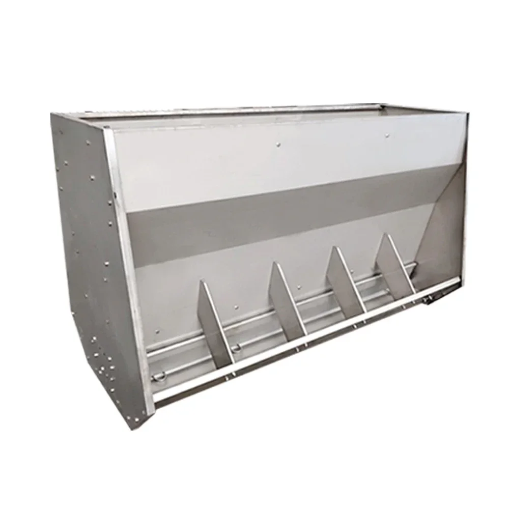 Pig farming equipment stainless steel trough for Nursery fattening pig piglet sow feeding trough