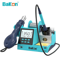 Bakon Hot Air Soldering Station 2 IN 1 Anti-static Automatically Cooled for The Removal of Chip Soldering Tool Kits Big Sale