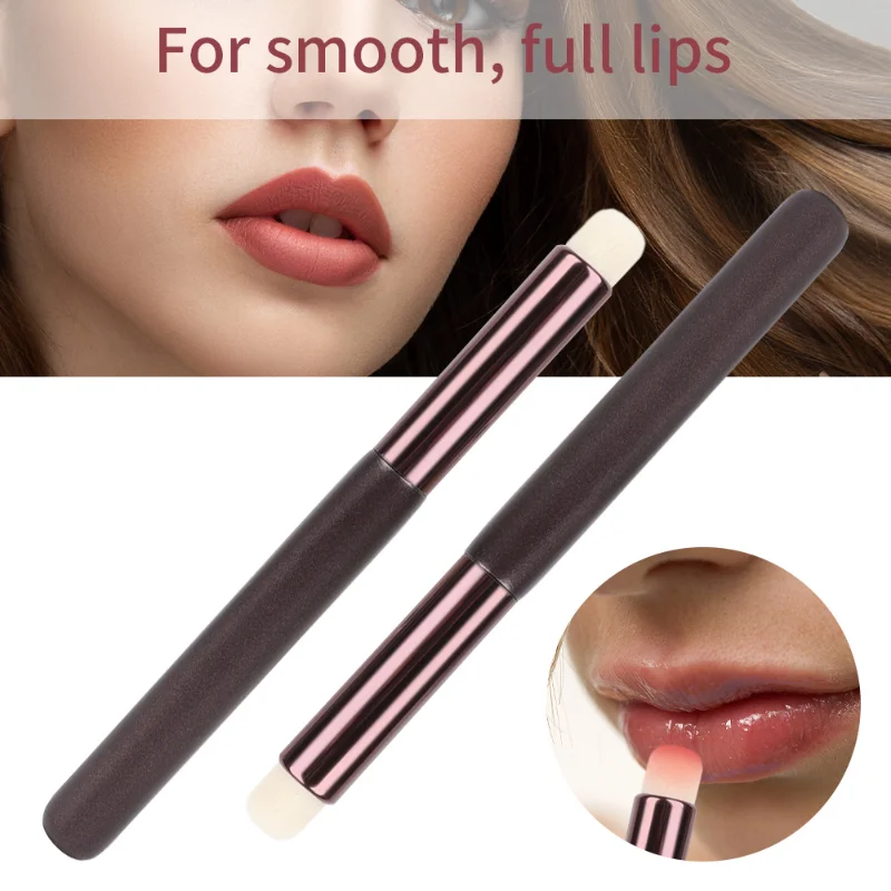 Soft Round Head Lip Makeup Brush Foundation Concealer Lipstick Smudge Brush Professional Multi Purpose Precision Makeup Tools