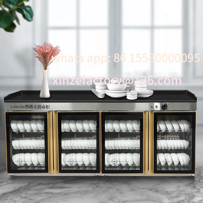 

Customizable Desktop Tea Cabinet Stainless Steel Sterile Box Hotel