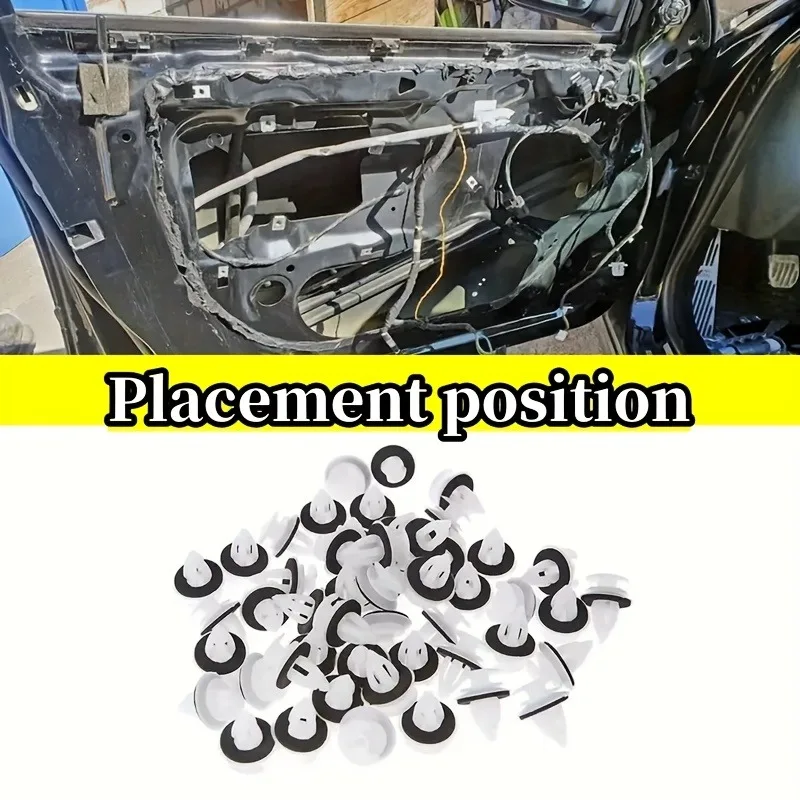 Panel Card Plastic Trim Clip Fastener