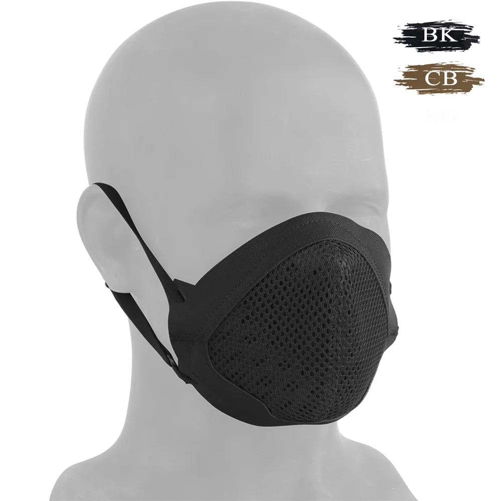 

MSK1 Спортивная дышащая маска Легкая мягкая охотничья маска для лица для игры CS