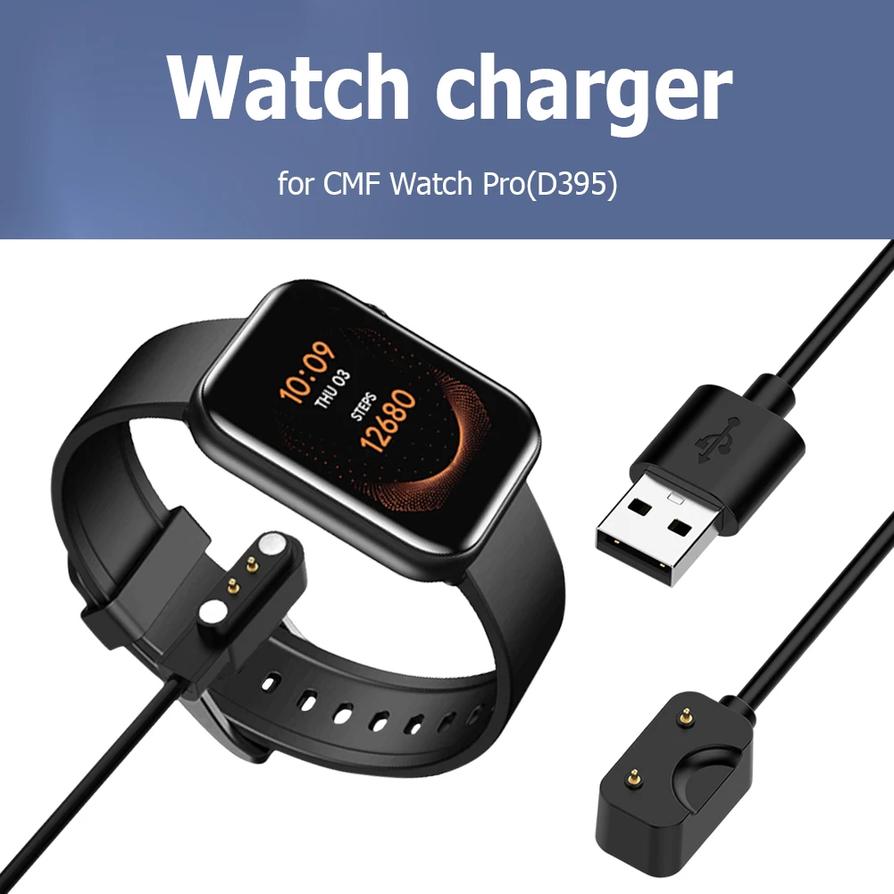 High Speed Magnetic USB Charger Cord 3.9Ft for CMF Watch Pro Durable Compact Charging Solution