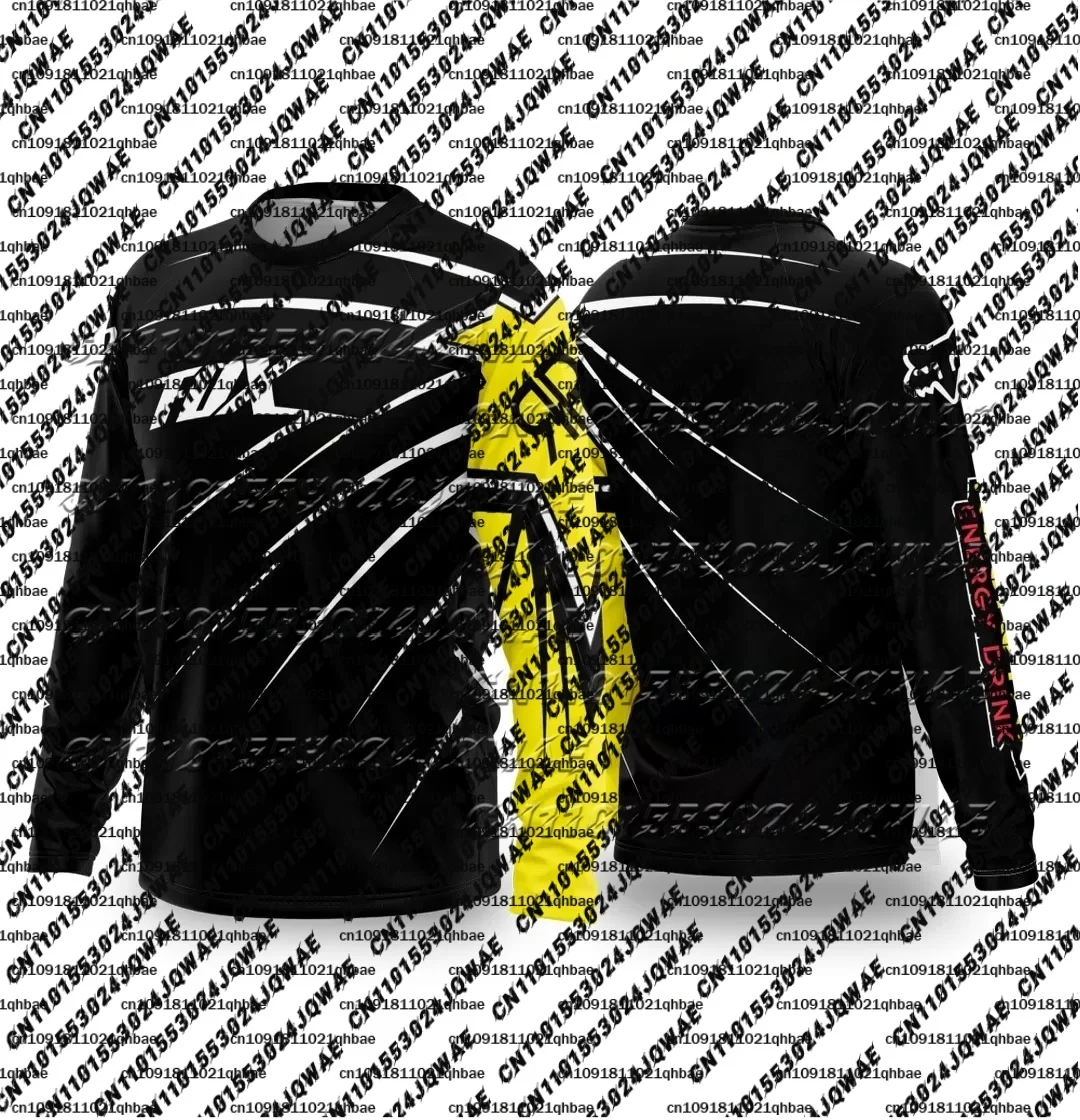 

Fox Motocross Summer Breathable Speed Drying Cycling Race Dress Men And Women Loose Oversized Sports Shirt Motorcycle T-Shirt