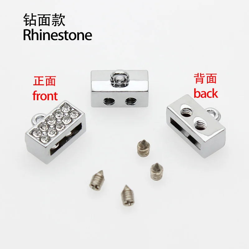 10pcs/Lot 8mm Connector Charms For Bracelet Making Women Jewelry DIY Accessories Keychain Phone Strips Children Gift