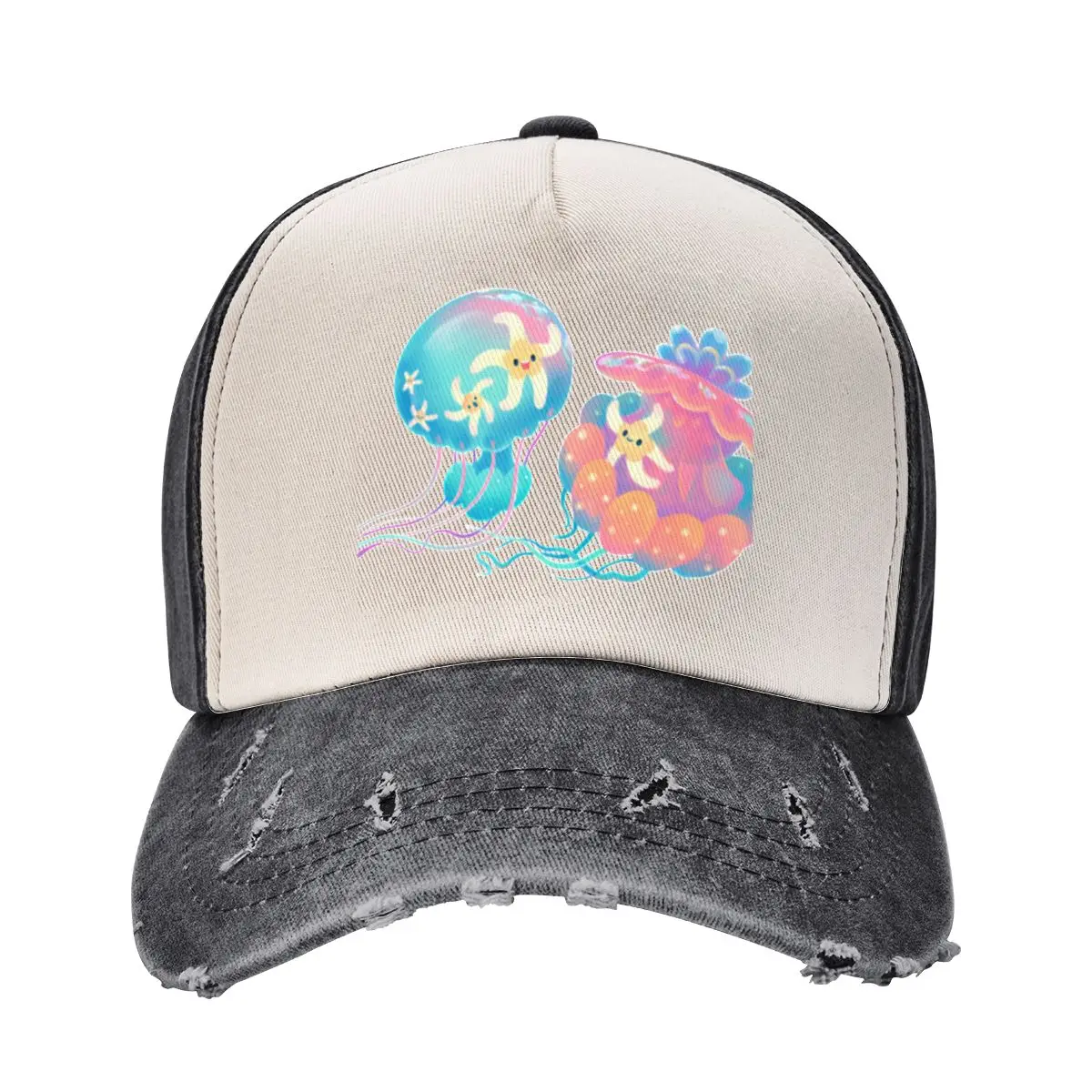 Jellyfish bus Baseball Cap Luxury Brand hard hat Women's Hats Men's