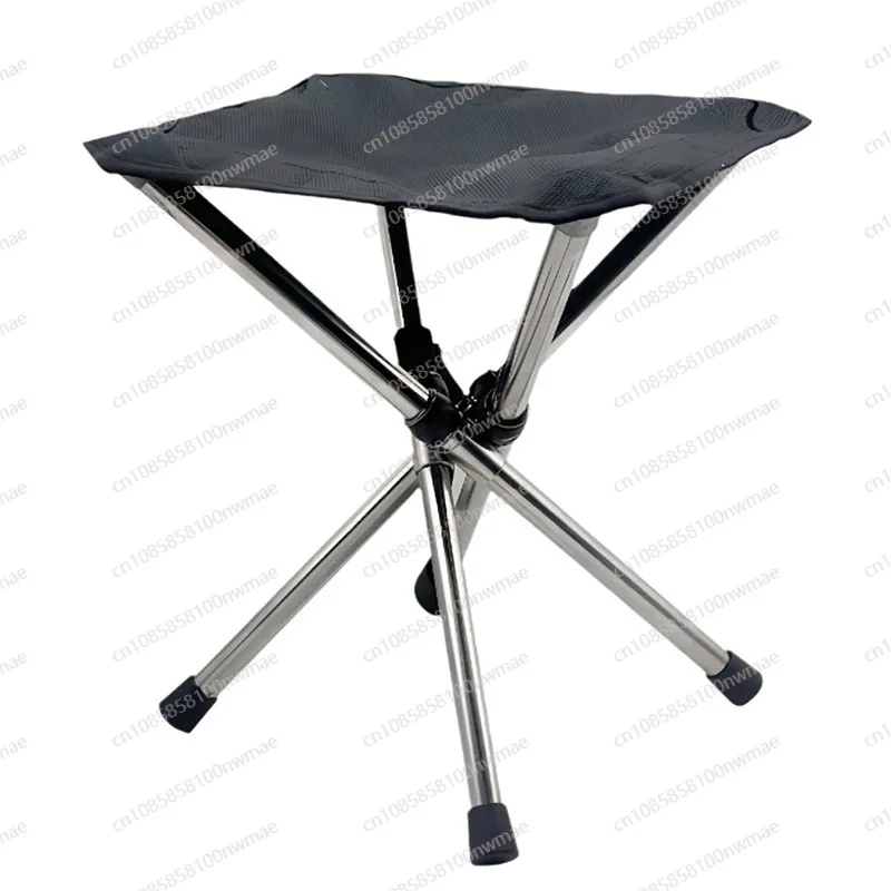 

Телескопический складной стул из нержавеющей стали, портативный уличный стул для кемпинга, уличная мебель для рыбалки