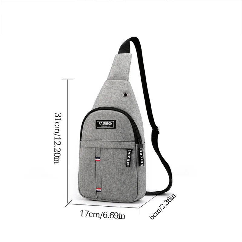 

Fashionable and Trendy Lightweight Single Minimalist Shoulder Crossbody Bag for Men with Large Capacity for Leisure and Sports