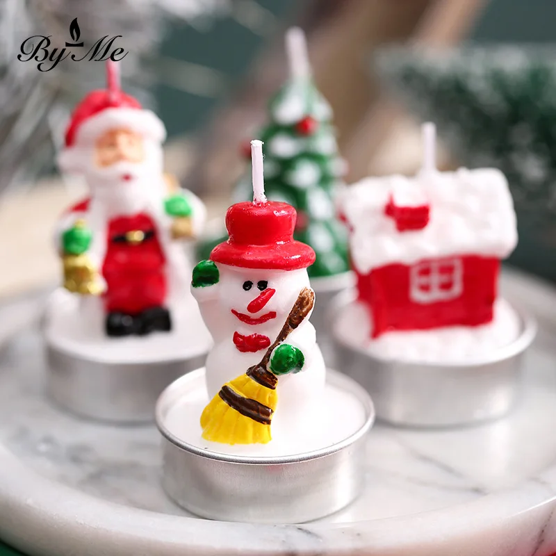 Christmas smokeless scented candles creative birthday gift Christmas decoration Nordic fragrance ornament