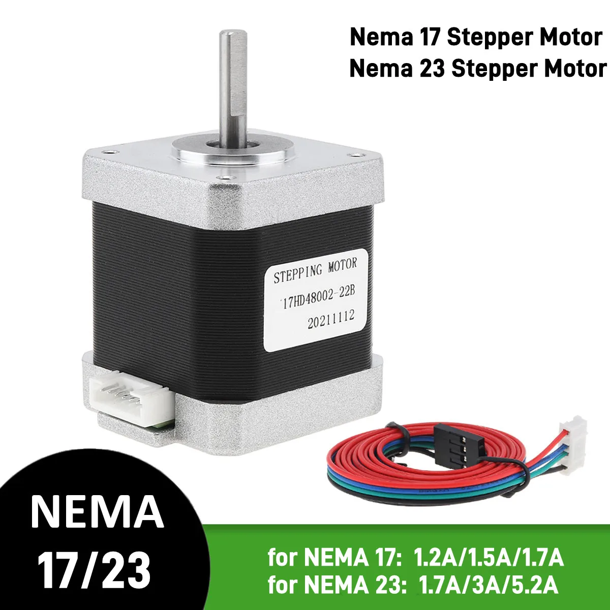 Nema 17/23 Stepper Motor Accessories 3D Printer Motor for Automation 3D Printer Parts CNC Engraving Milling Machine