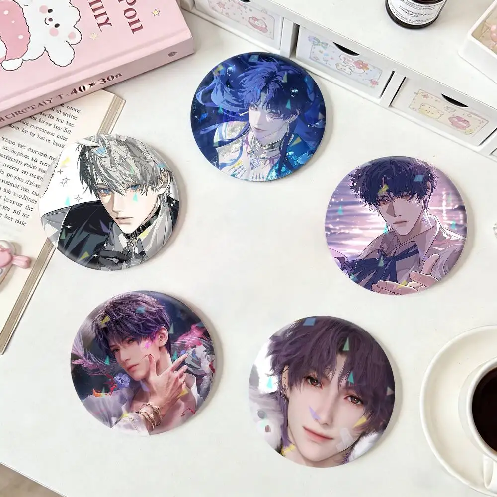 

L-Love and D-Deepspace Badges Niche Design Brooch for Backpack Lapel Pins Creative Accessories