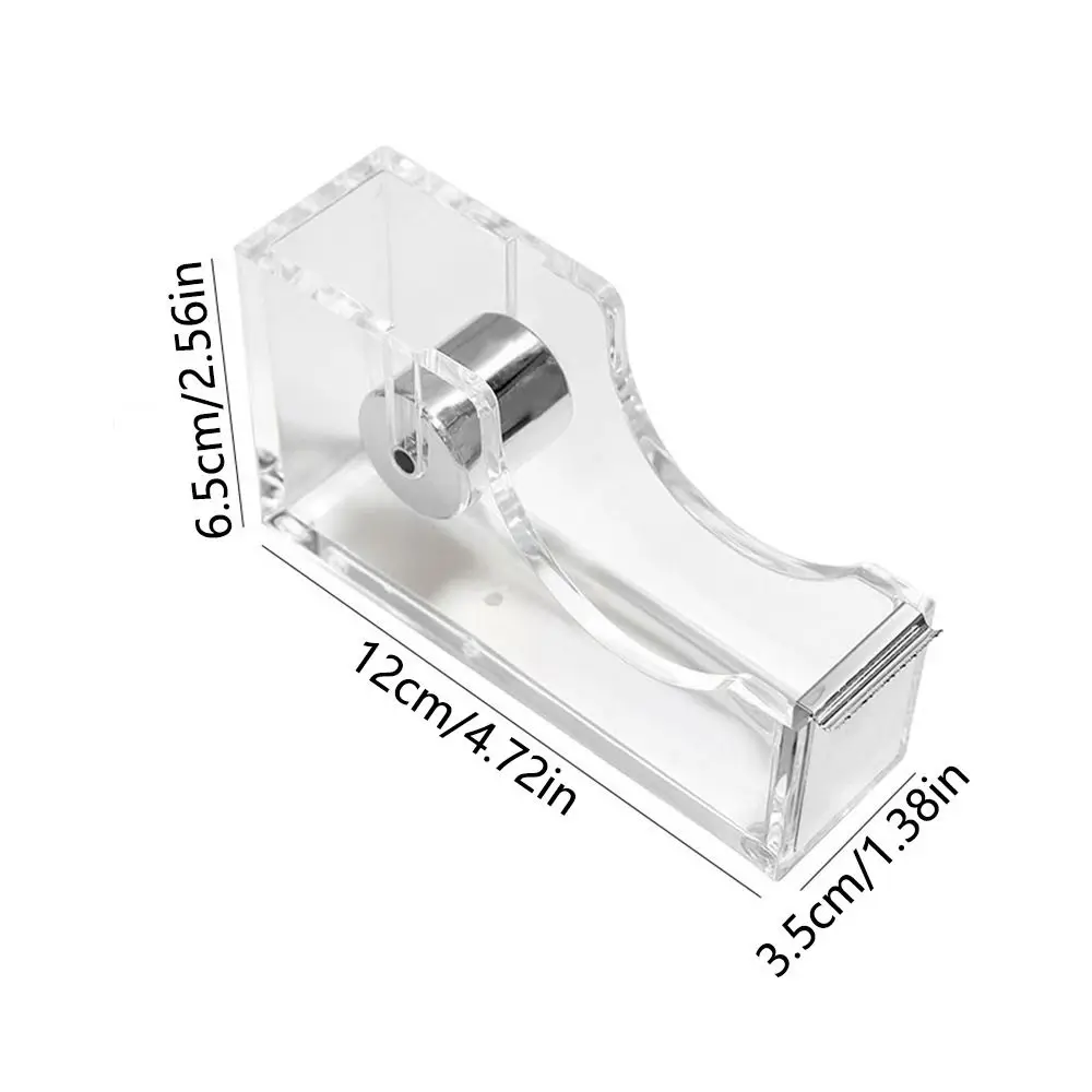 Práctico cortador de cinta portátil, soporte de cinta seguro fácil de usar, soporte de cinta de escritorio antideslizante a prueba de herrumbre, suministros de oficina