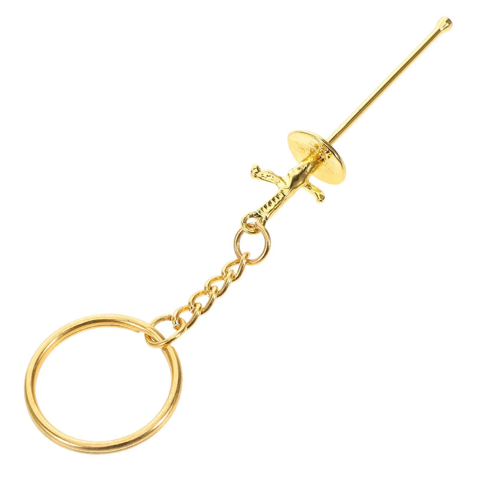 

1PC Handbag Sports Sports Key Chain Team Gift Handbag Charm Fencing Keychain Cool Metal Fencing Charm Keychains Idea