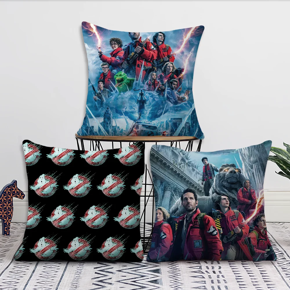 Film G-Ghostbusters F-Frozen-Empire Pillow Case Sofa Living Room Bedroom Headboard Backrest Cushion Square Cushion Nap Time