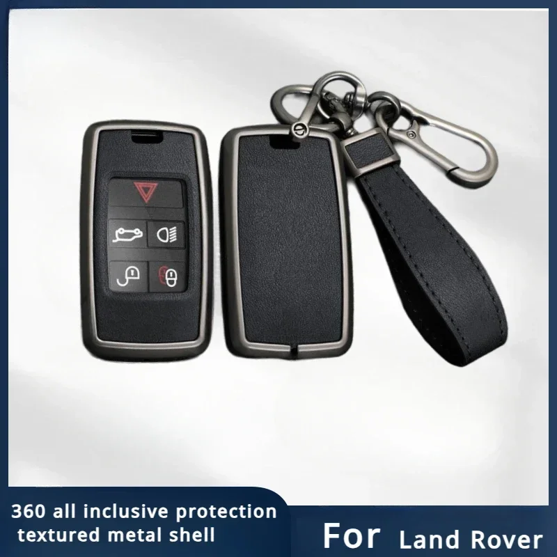 

Zinc Alloy Car Remote Key Case Cover Shell Fob For Land Rover Range Rover Evoque Discovery Sport Velar For Jaguar XE E-PACE XF