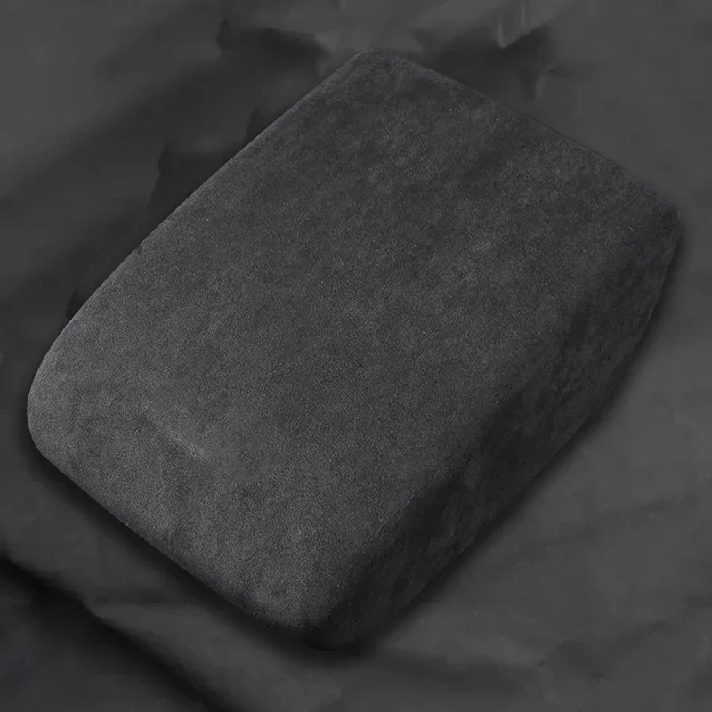 For Audi Q5 FY 2018 2019 2020 2021 2022 2023 2024 Car Armrest Box Protective Cover Italian Suede Overlay On Armrest Case Shell
