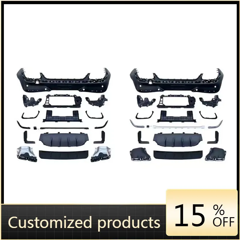 

Высококачественный и надежный диффузорCLY для Benz 2024+ GLC COUPE C254, обновленный задний диффузор из полипропилена в стиле GLC63, с Exhau