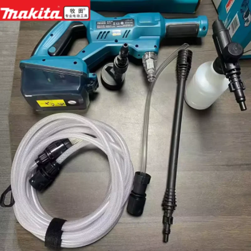 

Makita cleaning machine lithium battery 18V car wash gun outdoor portable high-pressure water gun DHW180 has five spraying modes