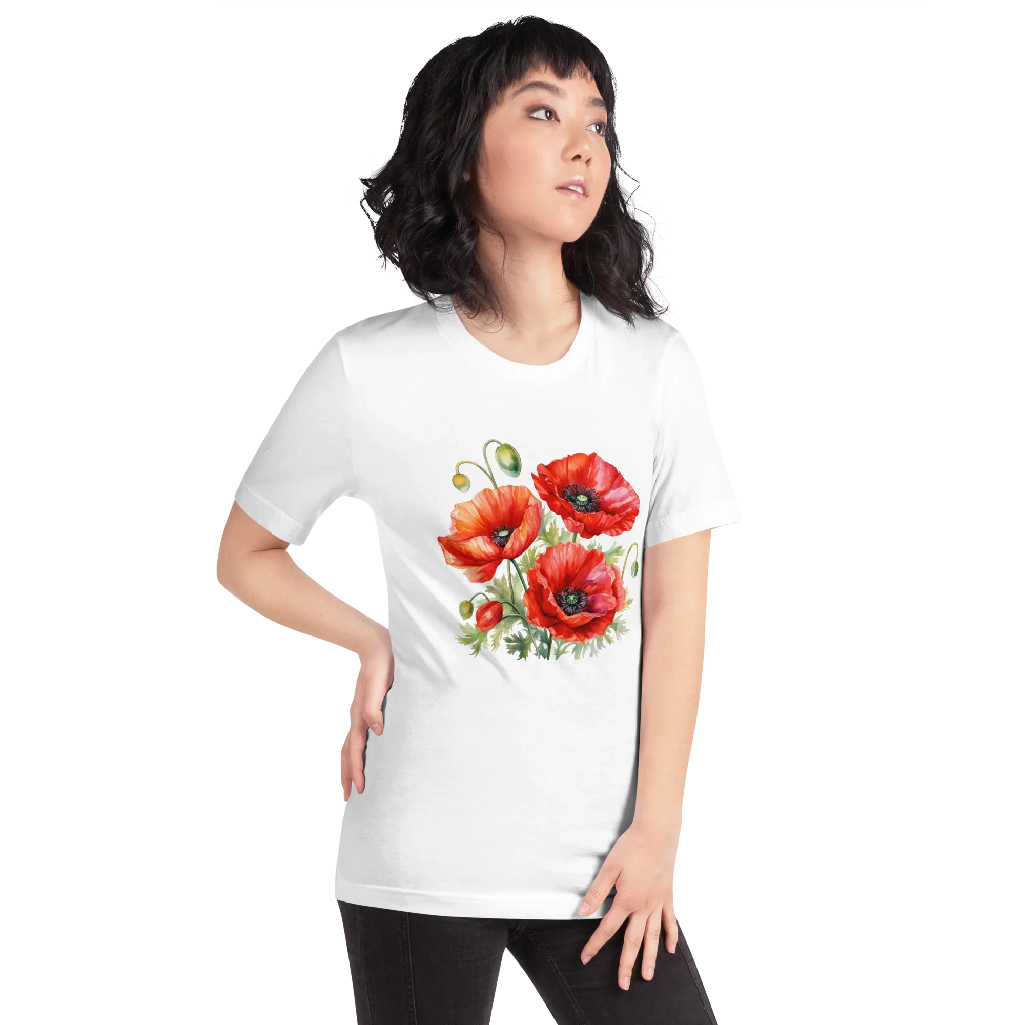

Bloom Boldly – Polish Flower T-Shirt Summer Luxury Brand Pure Cotton Unisex High Quality Tops Men's and Women's Short Sleeves