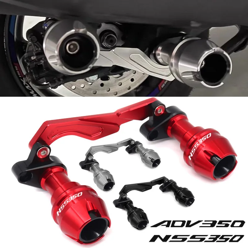 

Motorcycle Accessories Muffler Pipe Frame Protetion Frame Slider Anti Crash Protector for Honda ADV NSS FORZA 350 ADV350 NSS350