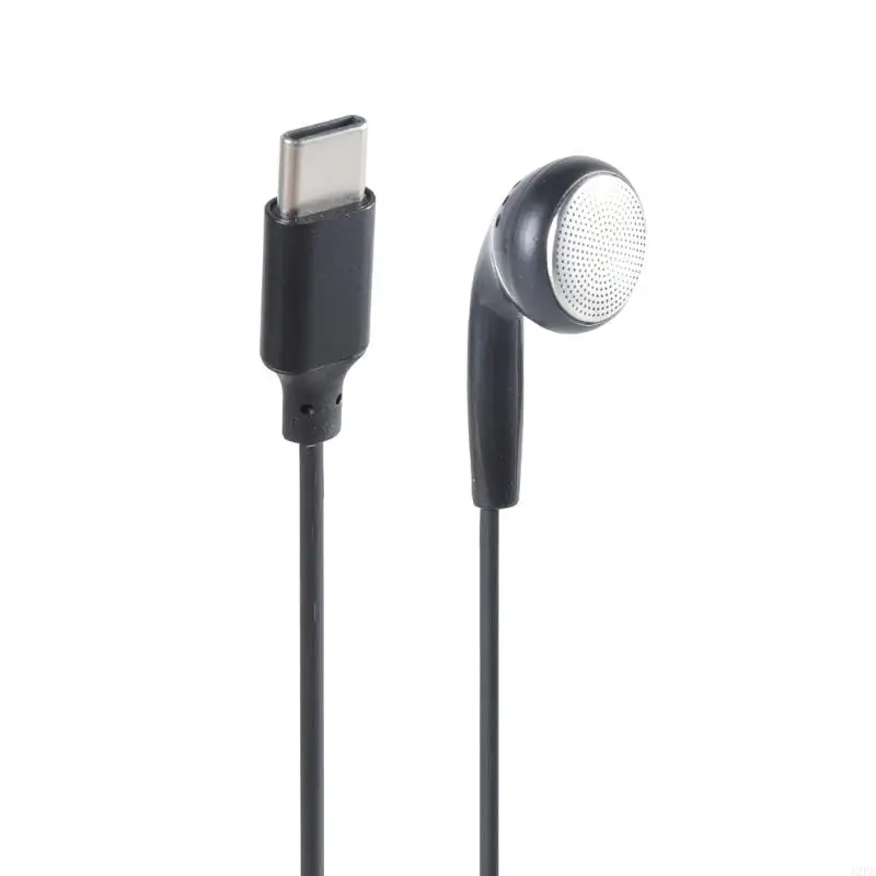 5HA Type C Earphone Single-Side Earphone Earbud Single-Ear Earbud with Microphone