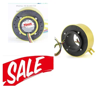 

360 rotating conductive slip ring inner hole 90 100 outer diameter 185mm wire rotary joint 2-4-6-8-10-12 NEW