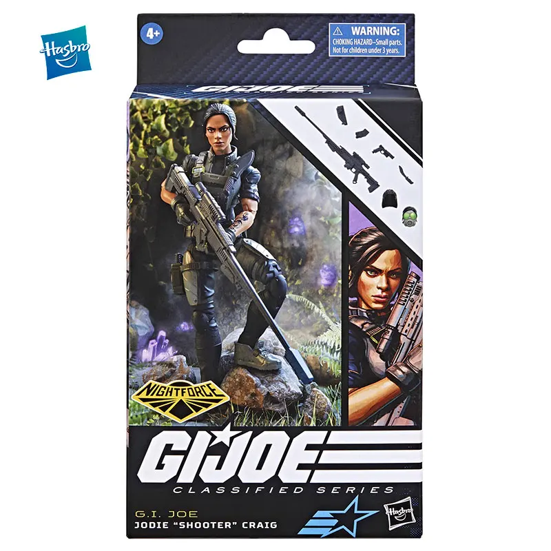 In Stock Original G.I. Joe Classified Series Nightforce Jodie Shooter Craig 6-Inch Action Figure Collectible Model Toys