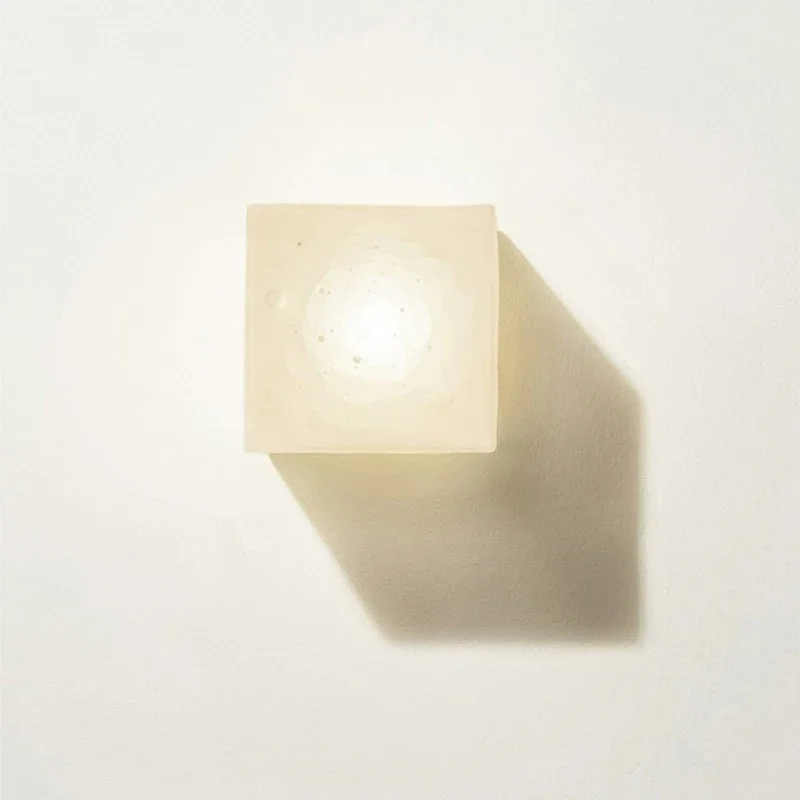 Minimalist Designer Living Room TV Background Wall Decoration Lamp Hotel Corridor Lamp Square Bedroom Bedside Wall Lamp