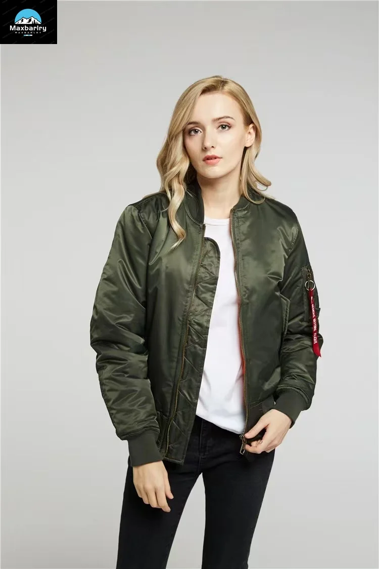 Männer ma1 Jacke Winter Outdoor dicke Qualität Nylon amerikanische Retro Uniform Flug Frauen Mantel männliche Bomber Flieger jacke