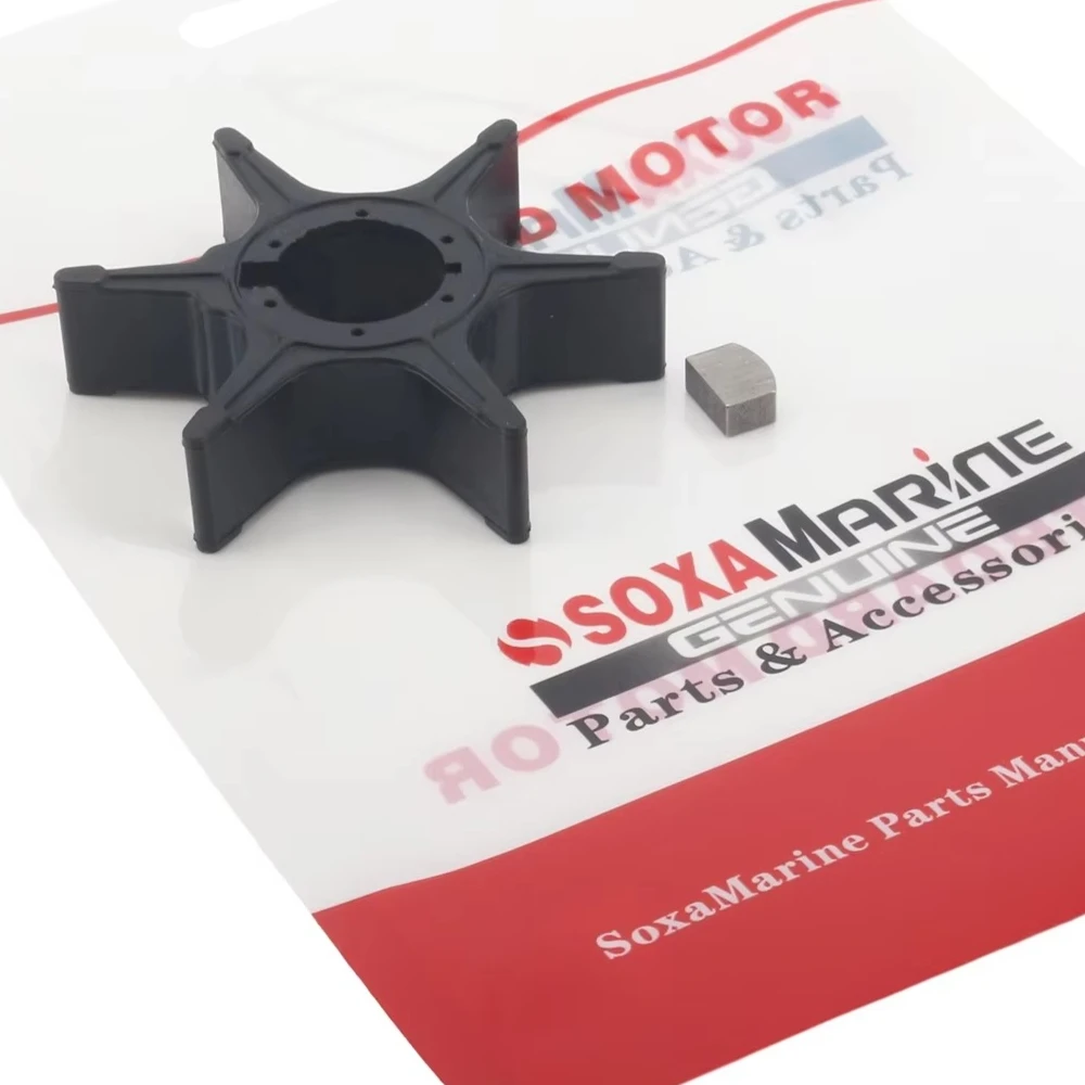 

17461-94L00 Water Pump Neoprene Rubber Impeller with Key for Suzuki 2-Stroke 25HP Motor Engines 2016 & UP Year