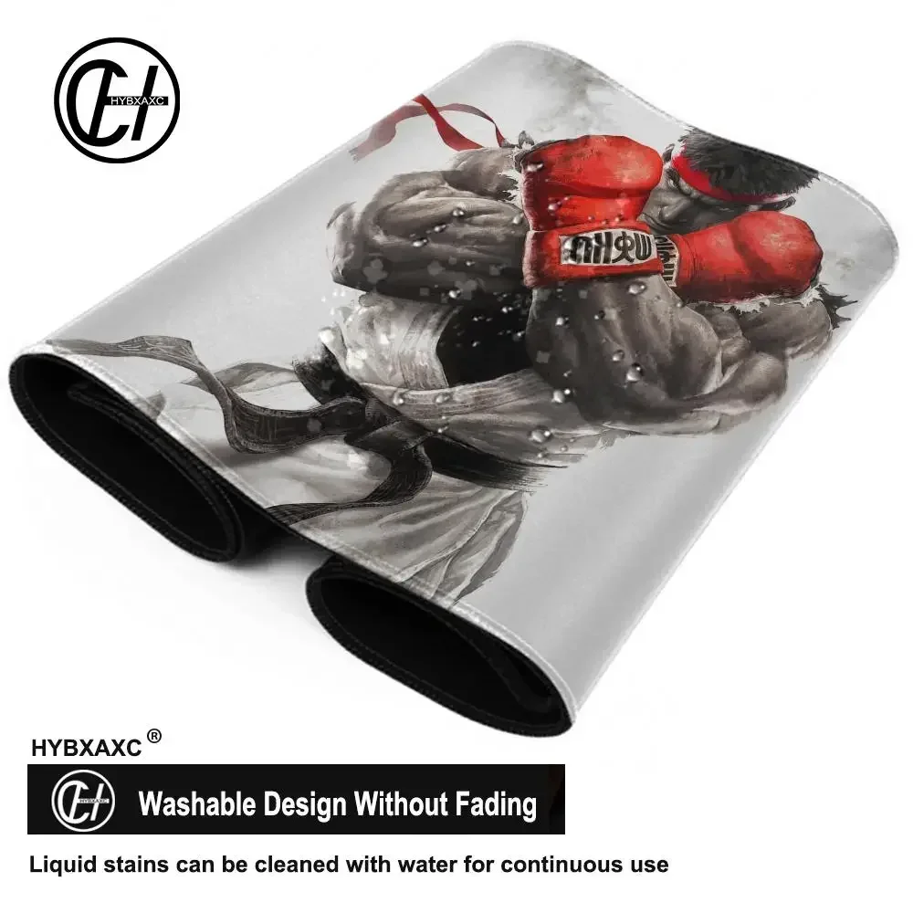 Rua lutador mousepad de borracha xxl dos desenhos animados anime gaming mouse pad teclado tapetes de mesa acessórios para pc mouse tapete