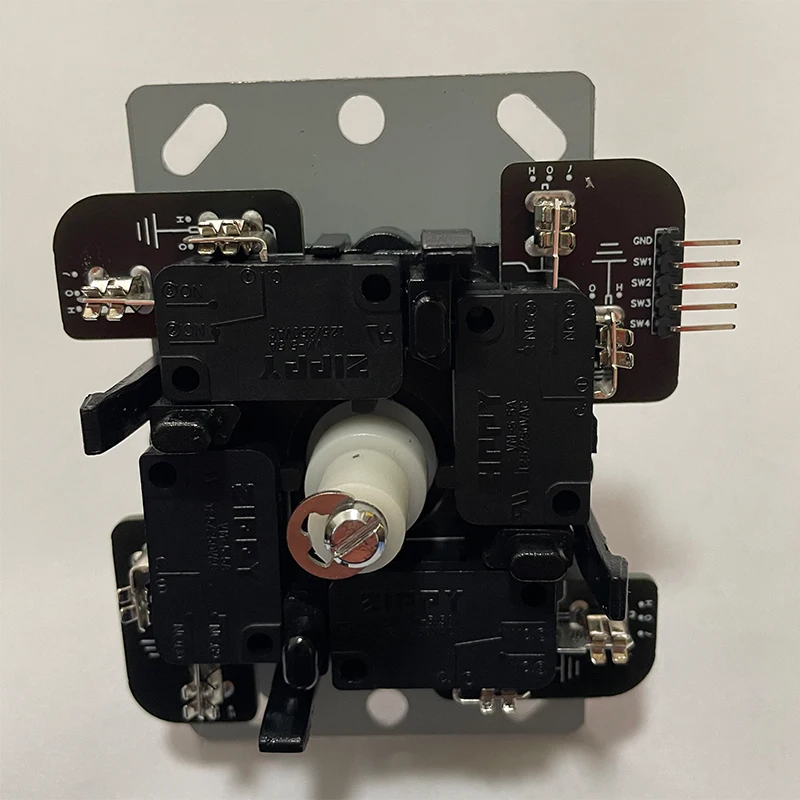 Ersetzt JLF PCB für Sanwa TP-MA PCB Board Omron.187" Mikroschalter Hot Swap Joystick Board für OTTO DIY V2 V5 Kit – Detail 8