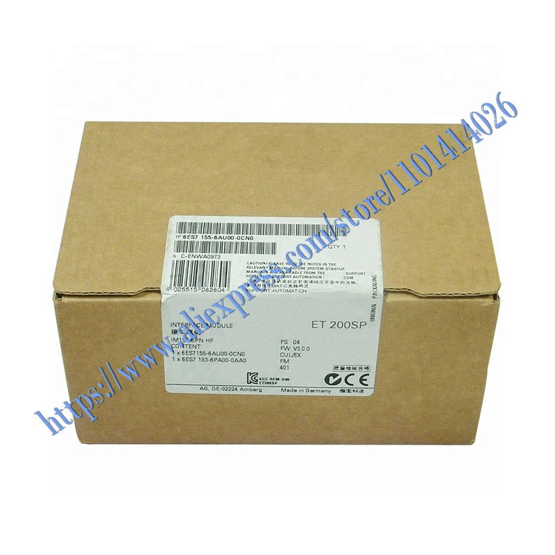 New Original PLC Controller 6ES7155-6AU00-0CN0 6ES7155-6BA00-0CN0 6ES7155-6AU00-0DN0 IM 155 Module