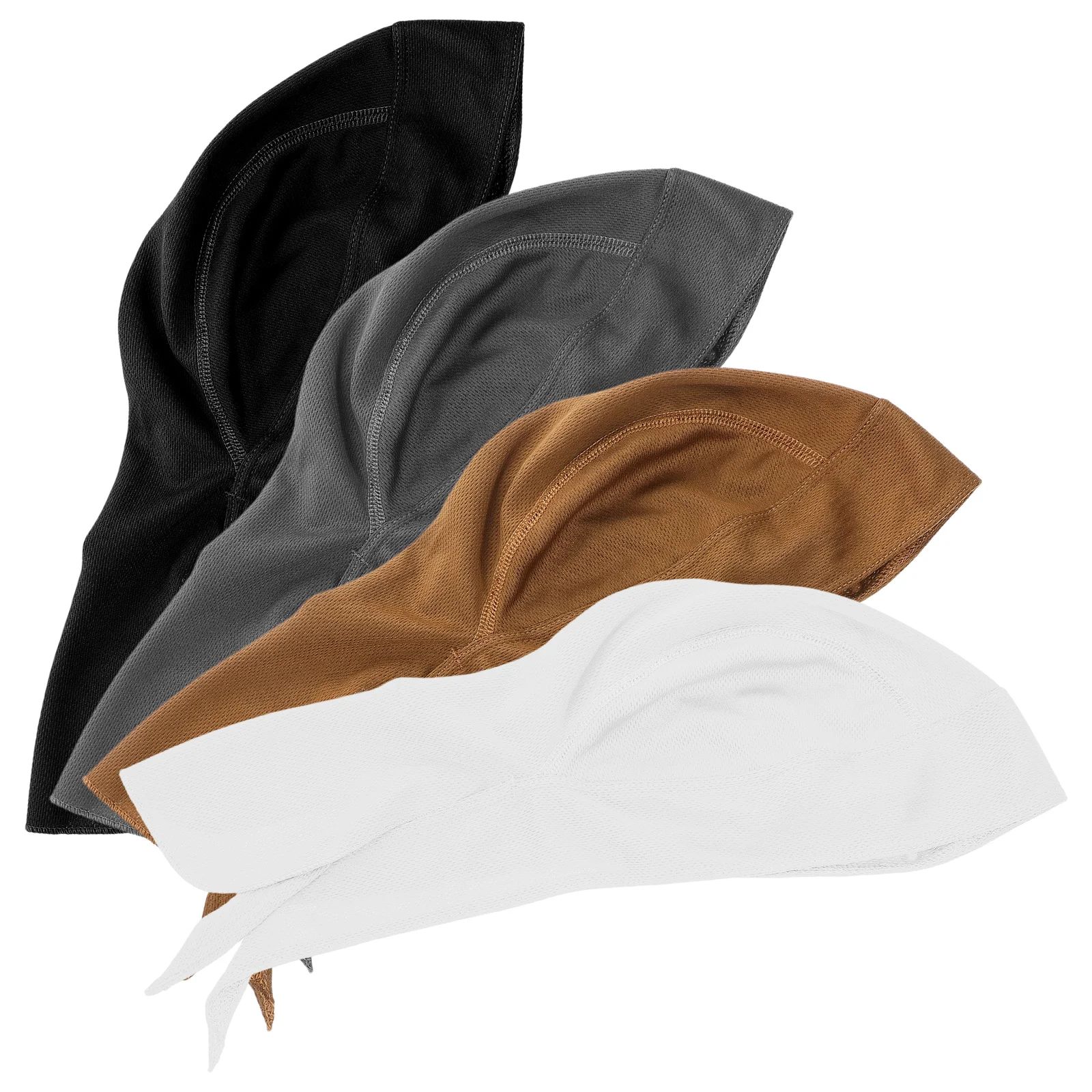 

4pcs Men'S Cooling Skull Hat Liner Sweat-Wicking Breathable Beanie Head Wrap For Cycling Biking Outdoor Sports