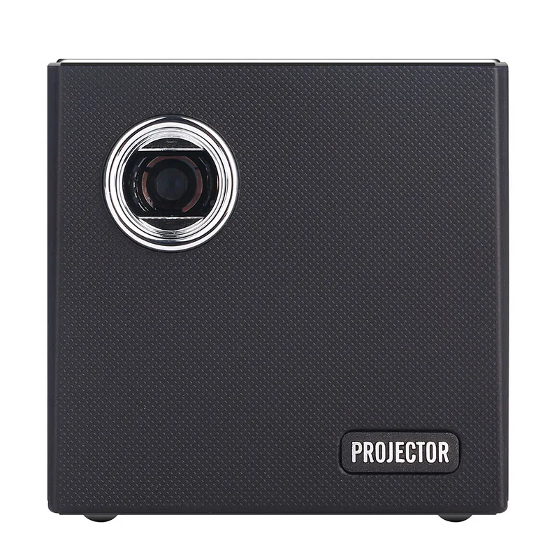 Magic cube HD DLP projector C80 mini Android 7.1 120 inch projection support HiFi sound with 3400mAh battery