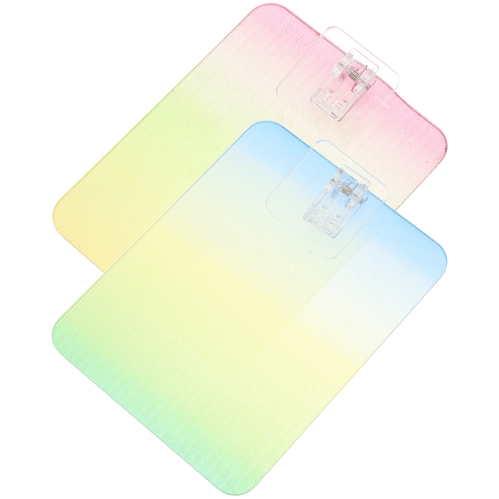 2 Pcs Die Cutting Machine Plate Clamp Student Plastic Sketch Boards for Drawing