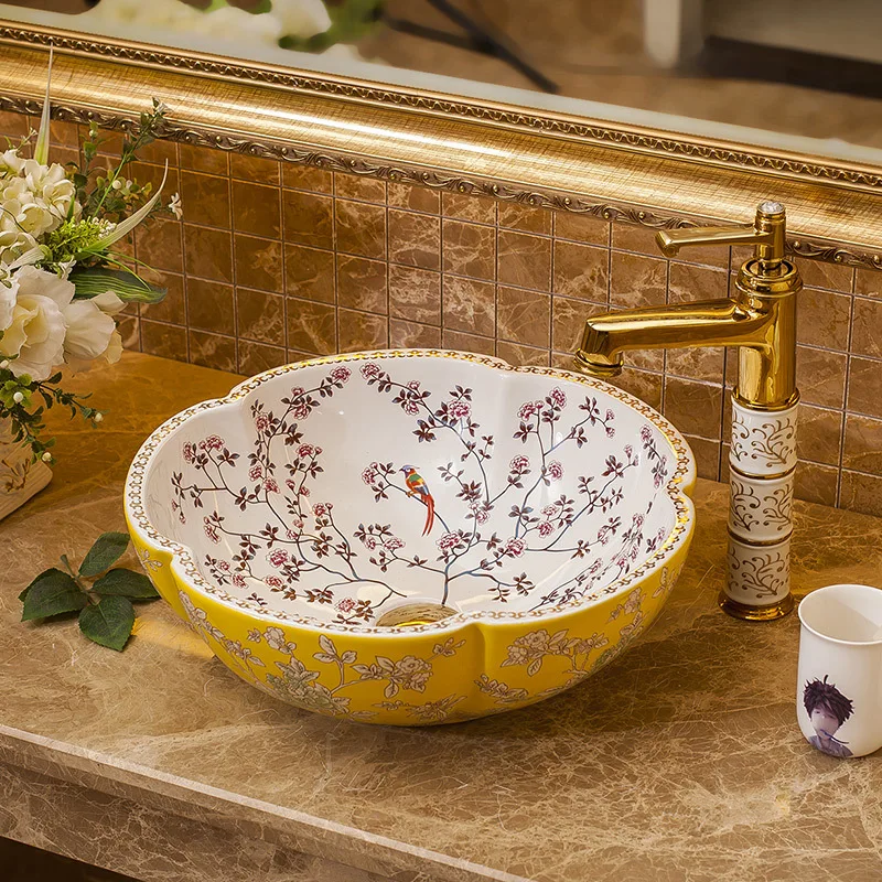 

Ceramic Table Basin, Nordic Washbasin Home Washbasin, Bathroom Art Washbasin Round Washbasin