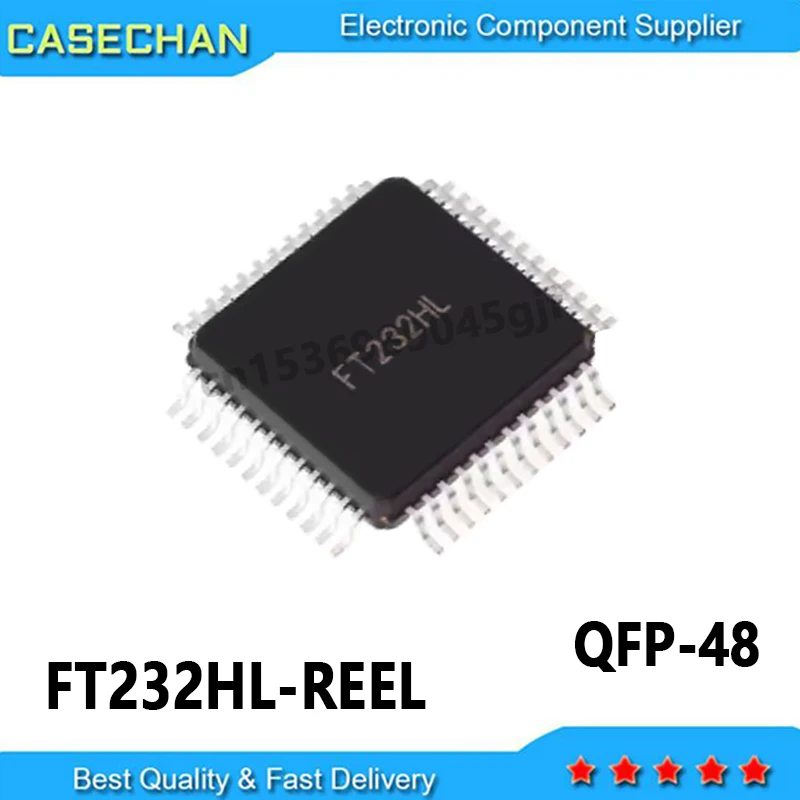 1PCS  FT232HL FT232 FT232HL-REEL QFP-48 USB Converter Interface IC