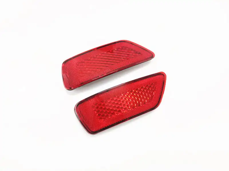 

2PCS Red Rear Bumper Side Marker Light Reflector For 11-20 JEEP GRAND CHEROKEE WK2 / 11-16 JEEP COMPASS / 11-17 DODGE JOURNEY