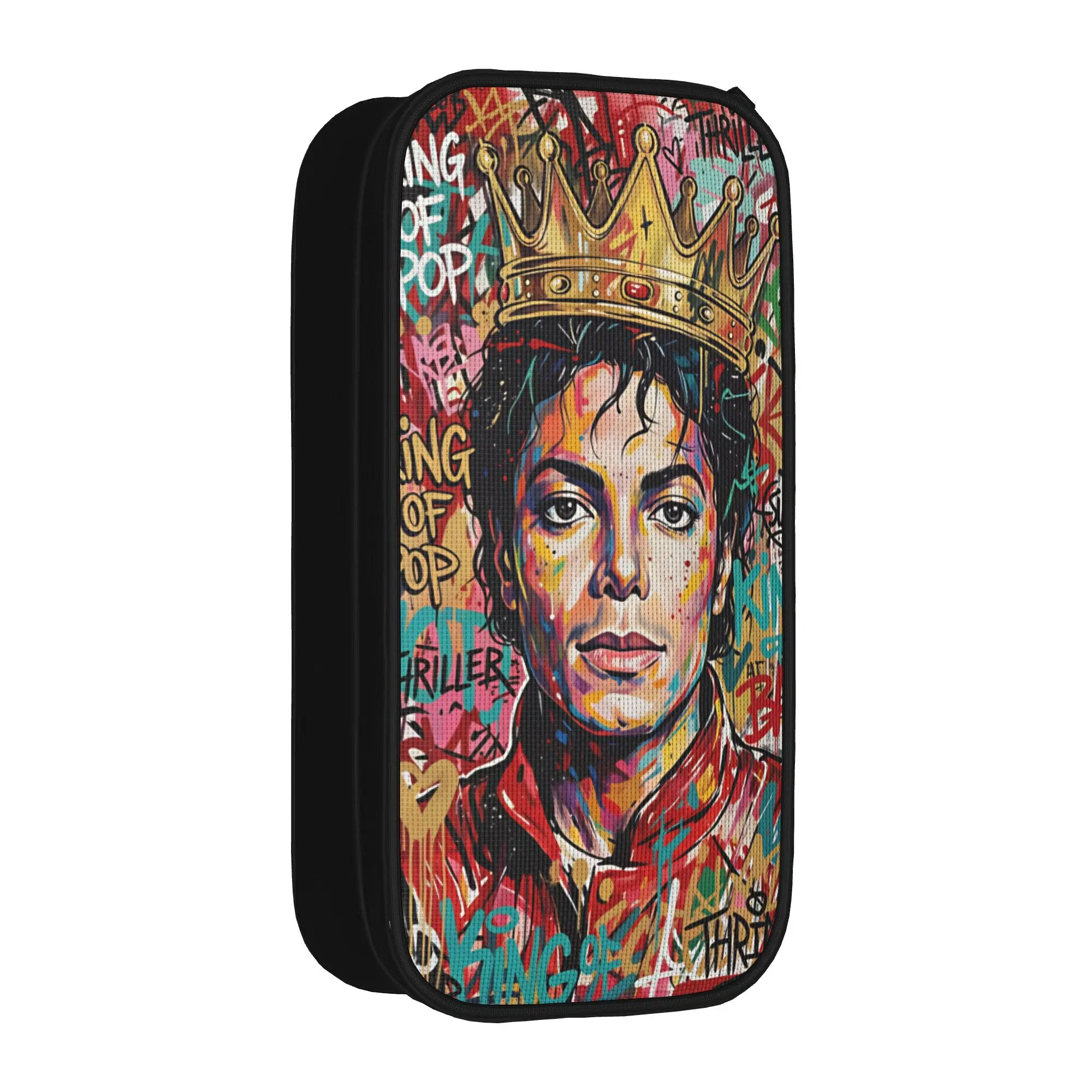 Michael Jackson Pencil Case  Students Fashion Pencil Bag Design School Pencil Cases Stationery Gift Idea