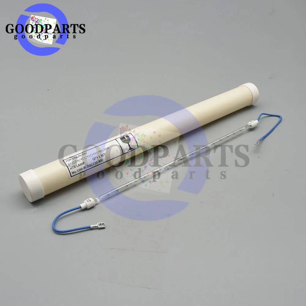 Fuser heating lamp fuser lamp support for OKI B411 B412 B431 B432 B412dn B512dn 220V 900W