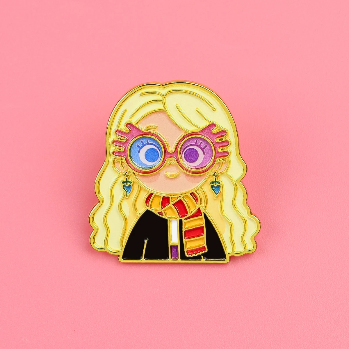 Broches e Pins de Esmalte Fofos de Estudante e Temáticos de Filmes para Mochilas, Pins de Lapela Femininos, Coleção Retrô, Presentes e Acessórios de Cosplay