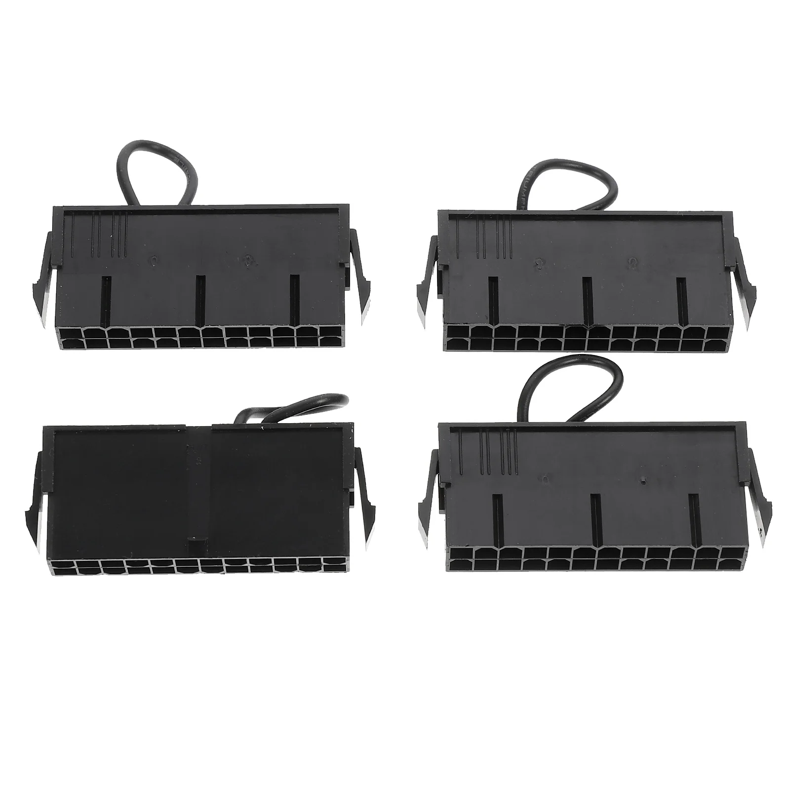 

4 Pcs ATX Power Supply Tester Starter Tool 24 Pin Jumper Bridge Reliable Cables Connector Electrical Equipment Product