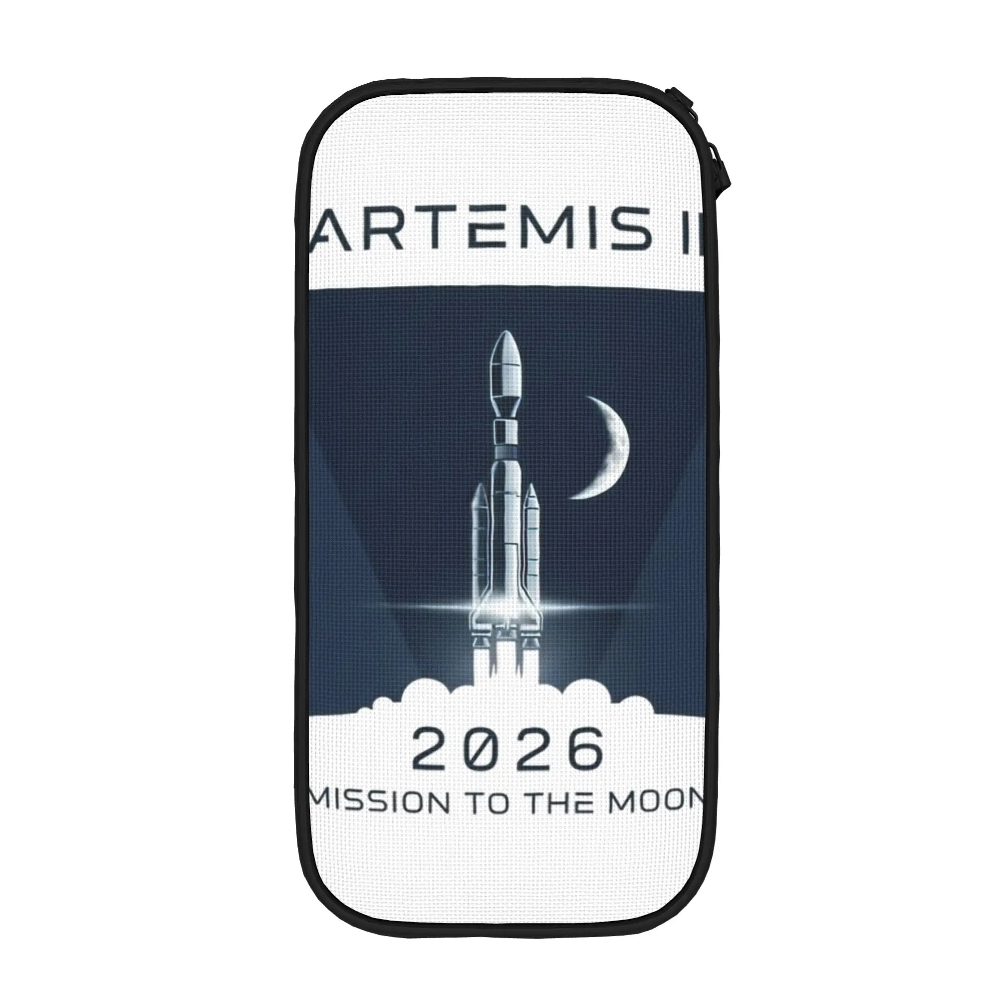 

Пеналы для карандашей Artemis II Mission To The Moon 2026 Space Launch, пеналы для ручек, для студенческих сумок, школьные принадлежности, подарки, канцелярские товары